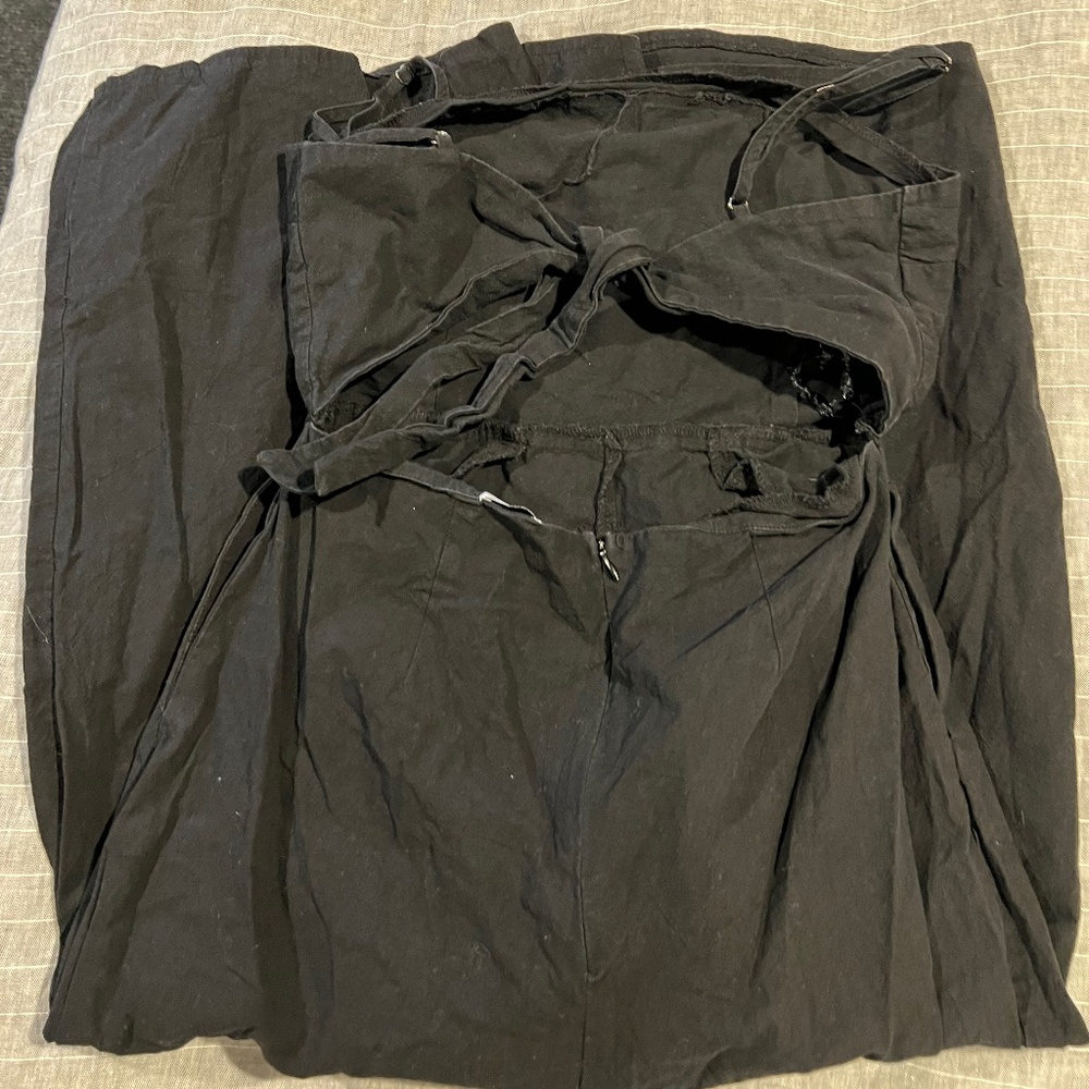 Polly Size 10 Jumper with Tie Back - Black